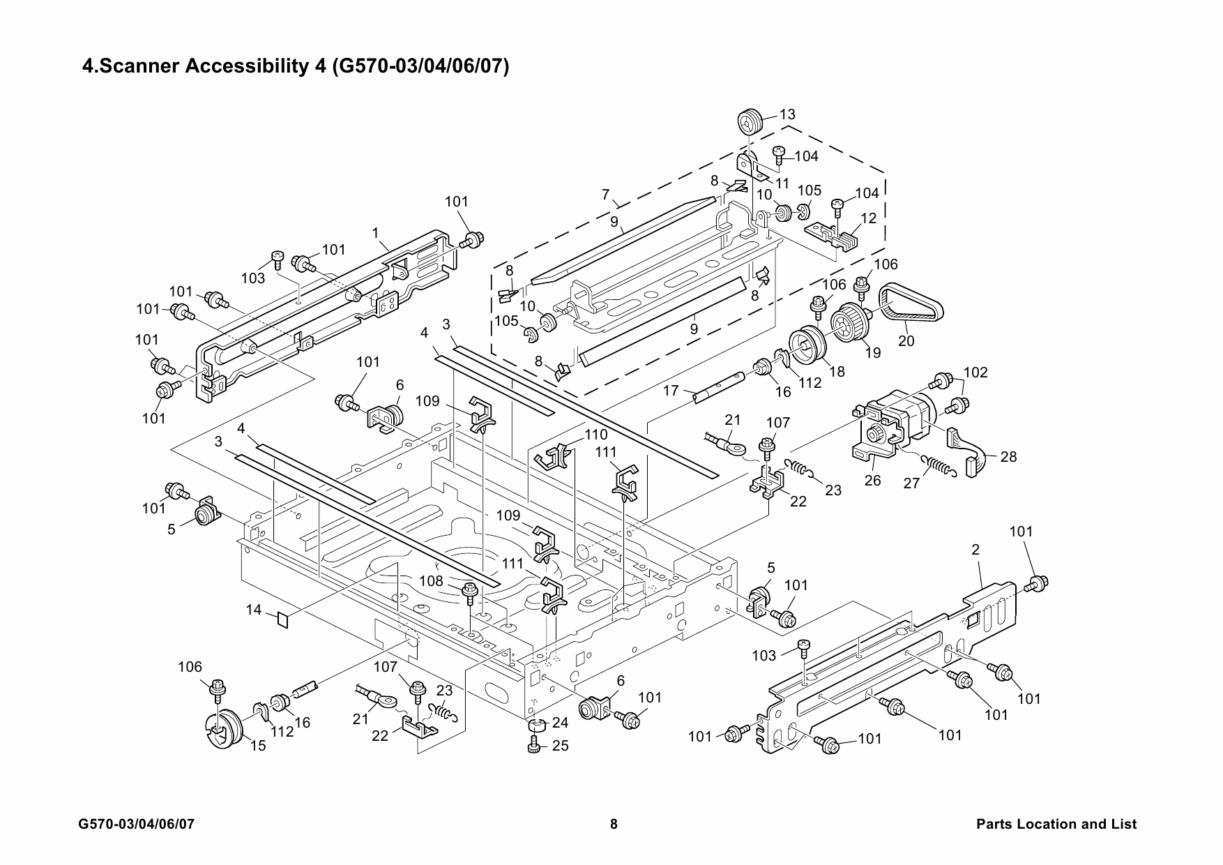 RICOH Options G570 SCANNER-ACCESSIBILITY-TYPE-3245 Parts Catalog PDF download-4 RICOH Options G570 SCANNER-ACCESSIBILITY-TYPE-3245 Parts Catalog PDF download-4
